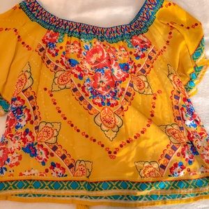 Bright floral summer shirt